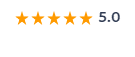 the same 5 star rating screenshot as above, but with no logo beneath